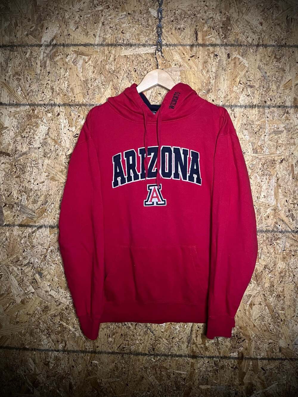 Stadium Athletics University of Arizona Wildcats Red Pullover Hoodie Size XL